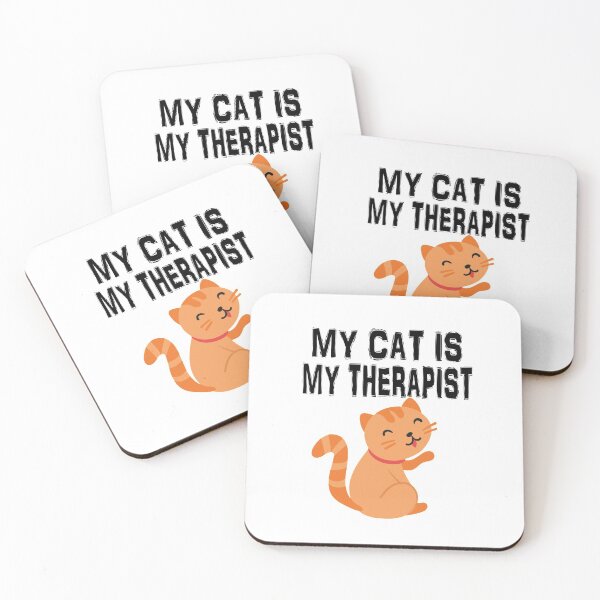 Item preview, My Cat is my Therapist designed and sold by Han Zo.