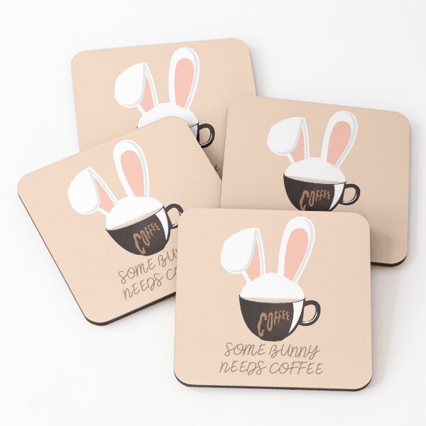 Item preview, Some Bunny Needs Coffee designed and sold by H2O-Shop.