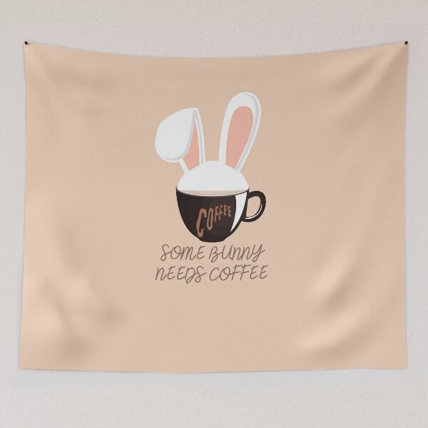 Item preview, Some Bunny Needs Coffee designed and sold by H2O-Shop.