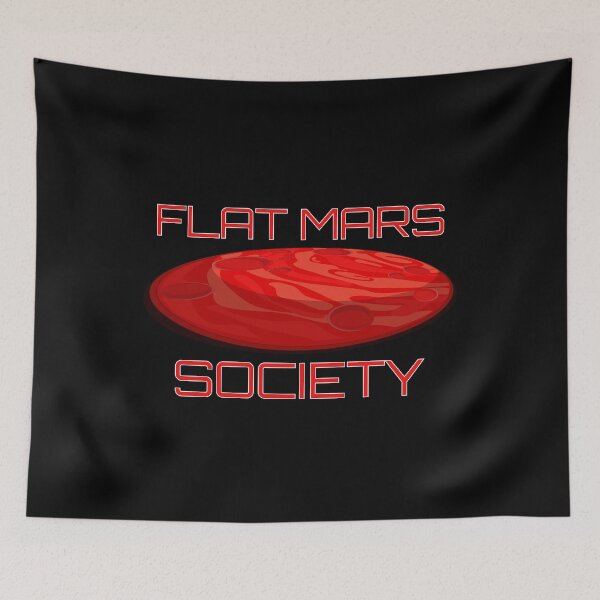 Item preview, Flat Mars Society designed and sold by SHOPBLOB.