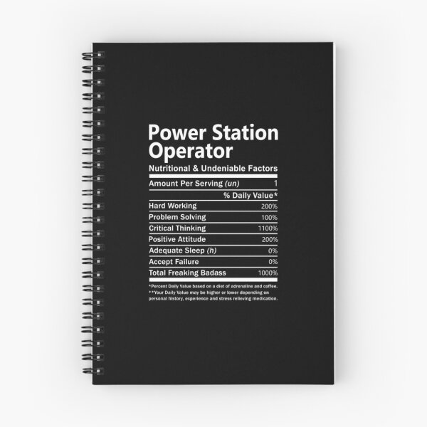 Item preview, Power Station Operator Nutritional and Undeniable designed and sold by walkfirsthand.