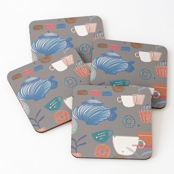 Item preview, Grey Subtle Cafe Culture designed and sold by Claireybean.