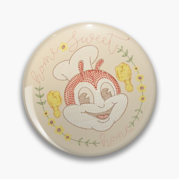 Item preview, JOLLIBEE HOME SWEET HOME FILIPINO EMBROIDERY PILLOW CASE designed and sold by aydapadi.