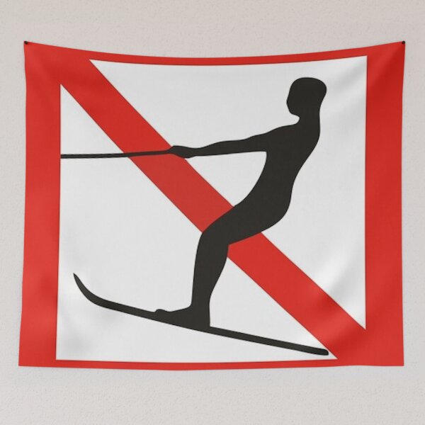 Item preview, No water skiing, Vesihiihto kielletty designed and sold by artnormarum.