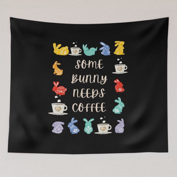 Item preview, Some Bunny Needs Coffee designed and sold by H2O-Shop.