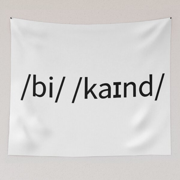 Item preview, Be kind phonetic transcription designed and sold by Louisa Powell.