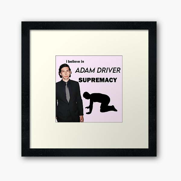 I Believe in Adam Driver Supremacy Meme | Throw Pillow