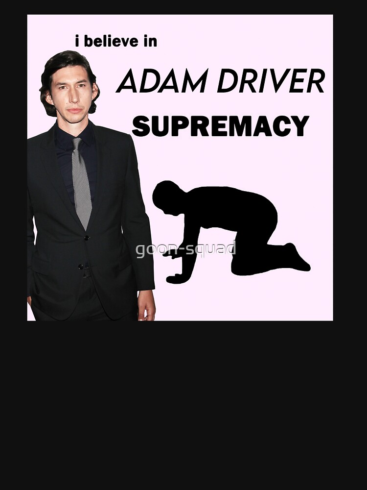 I Believe in Adam Driver Supremacy Meme | Throw Pillow