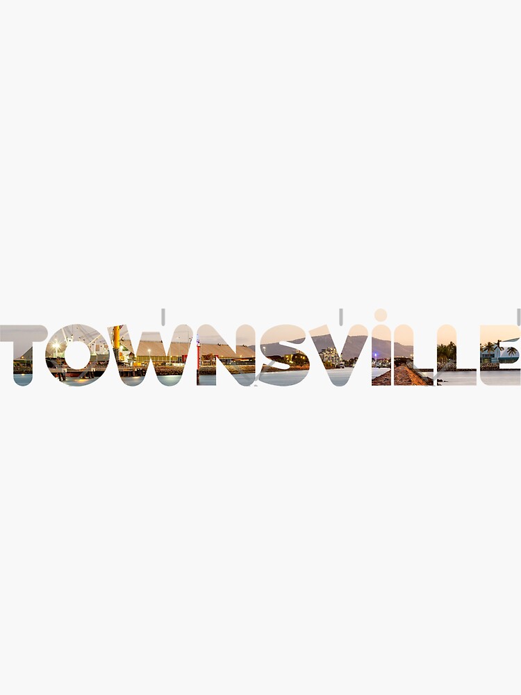 "Townsville" Sticker by rayen025 Redbubble