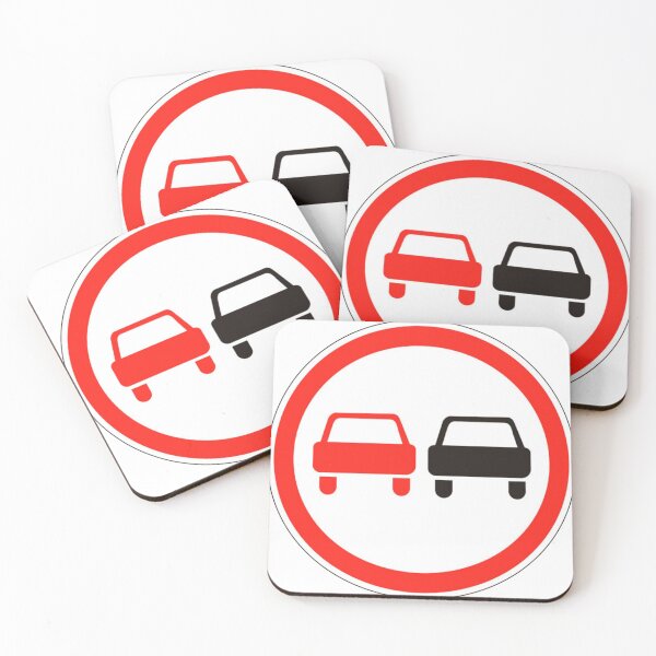 Item preview, overtaking is prohibited, road sign designed and sold by kamukad3e87.