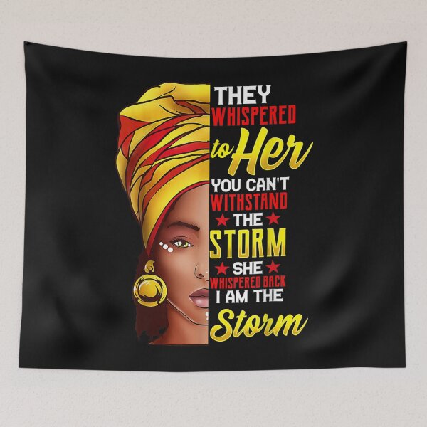 Item preview,  Black Queen Natural Afro African American I Am The Storm T-Shirt  designed and sold by vanquyen51505.