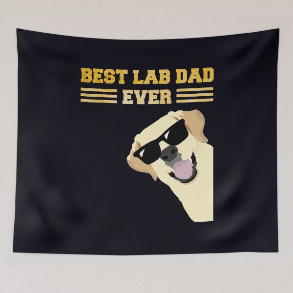 Item preview, BEST LAB DAD EVER, LABRADOR, GOLDEN RETRIEVER  designed and sold by NiceStore095.
