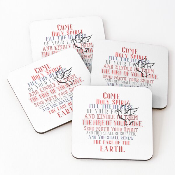 Item preview, Come Holy Spirit...white version designed and sold by AMDG Line.