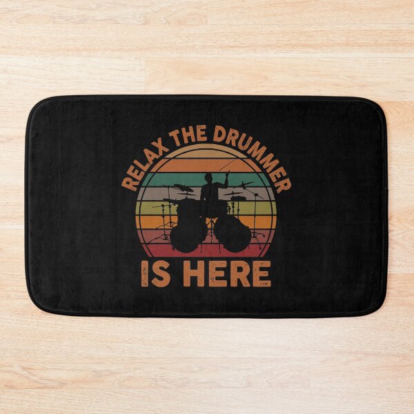 Item preview, Relax The Drummer Is Here Funny Dramming Retro Vintage Gift designed and sold by Theobsessed01.