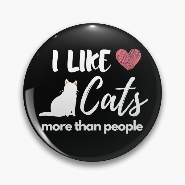 Item preview, I Like Cats More Than People (White) designed and sold by GiveMePaws.