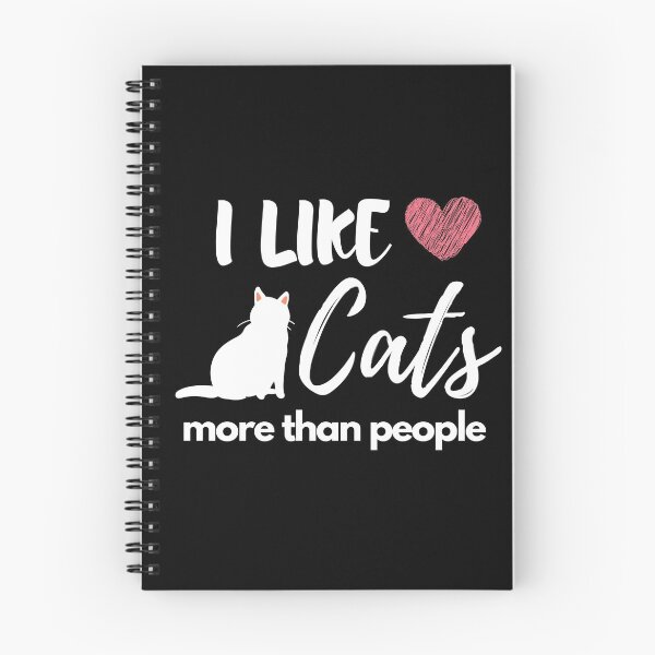 Item preview, I Like Cats More Than People (White) designed and sold by GiveMePaws.