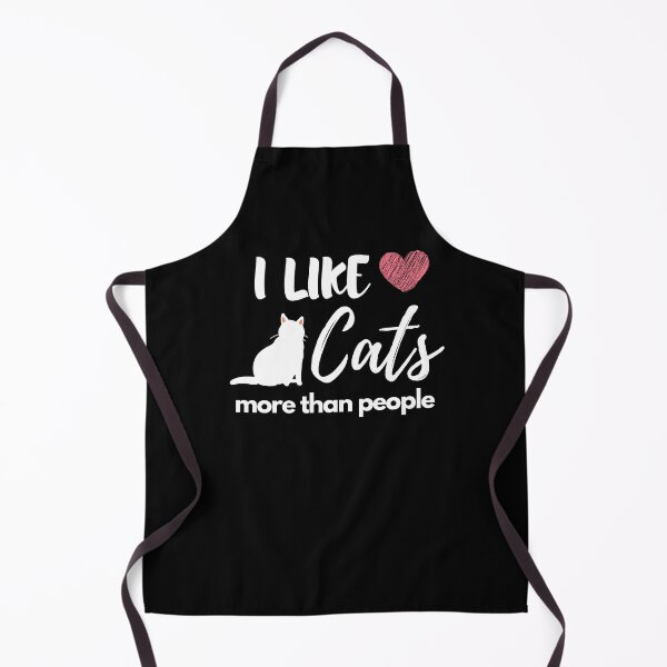 Item preview, I Like Cats More Than People (White) designed and sold by GiveMePaws.