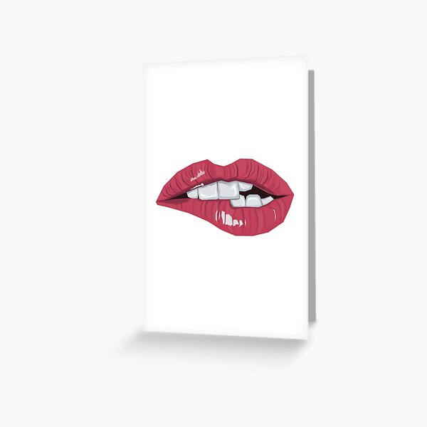 Biting Lips Canvas Prints for Sale | Redbubble