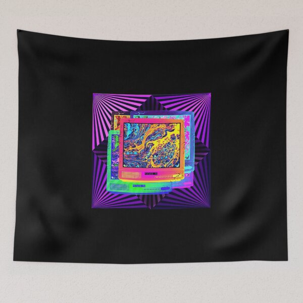 Item preview, POTATO TV RETRO PSYCHEDELIC designed and sold by SenioroPotato.