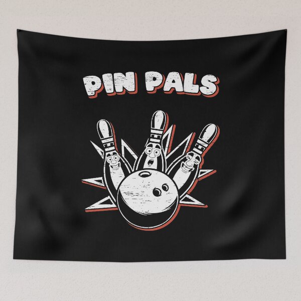 Item preview, Pin Pals Bowling Strike Bowling Alley Three Pins Throw Bowl Score Bowler Pin Throw Roll Strike Sports Collecti designed and sold by shirti.