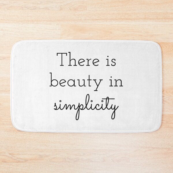 Item preview, There is beauty in simplicity, Reflection quote, Minimalist  designed and sold by cyhdesign.