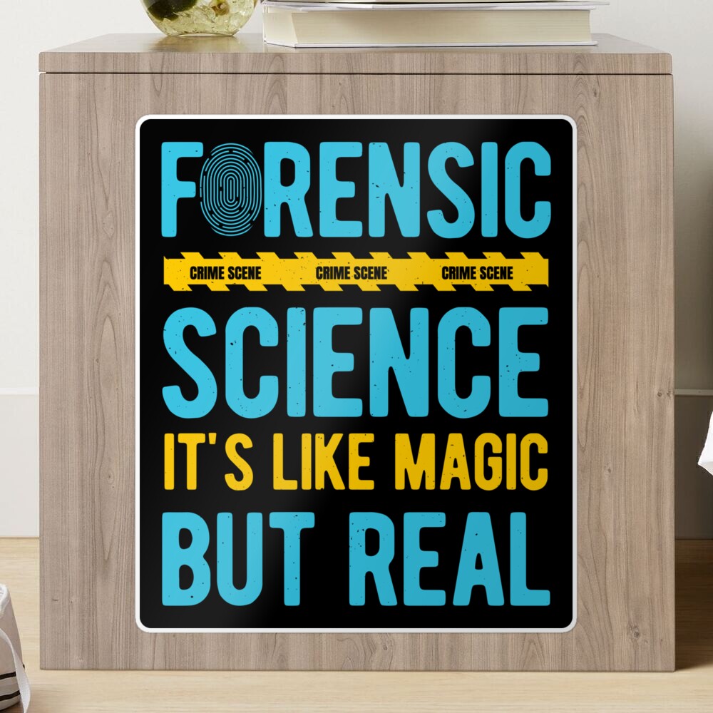 Forensic Science Gifts Women | Forensic Scientist Stickers sold by Nambcvt  | SKU 570055 | Printerval UK