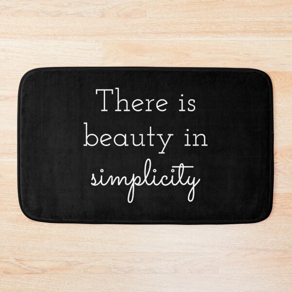 Item preview, There is beauty in simplicity, Reflection quote, Minimalist  designed and sold by cyhdesign.