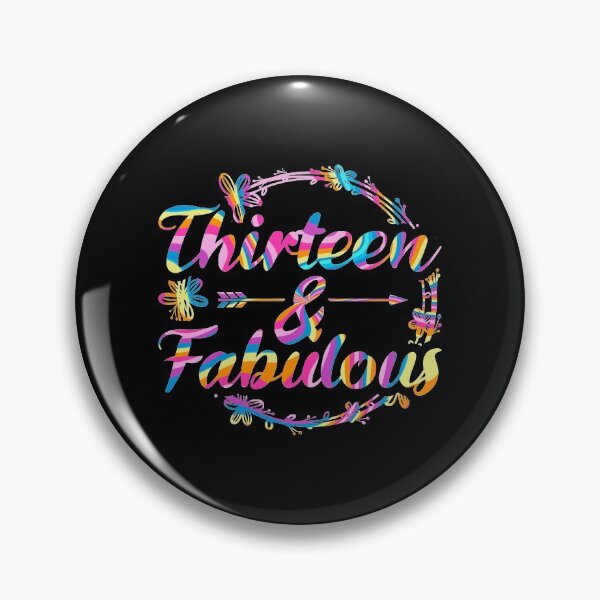 Item preview, Thirteen And Fabulous Birthday Party 13th Teenager Natal Fab 13th Cake Celebrant Blow Years Old Candle Wish Bla designed and sold by shirti.