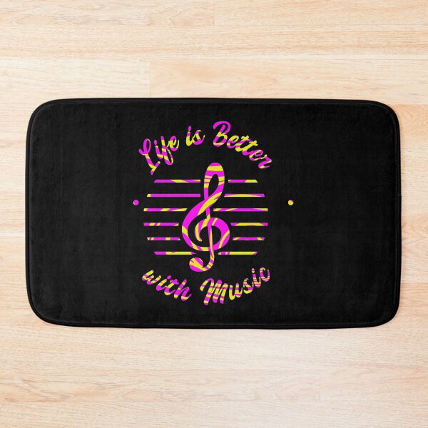 Item preview, Life Is Better With Music G-Clef Notes Jazz Instrument Song Band Classical Music Instruments Tempo Beat Classi designed and sold by shirti.