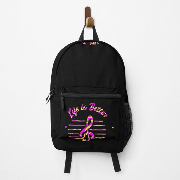 Item preview, Life Is Better With Music G-Clef Notes Jazz Instrument Song Band Classical Music Instruments Tempo Beat Classi designed and sold by shirti.