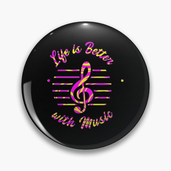 Item preview, Life Is Better With Music G-Clef Notes Jazz Instrument Song Band Classical Music Instruments Tempo Beat Classi designed and sold by shirti.