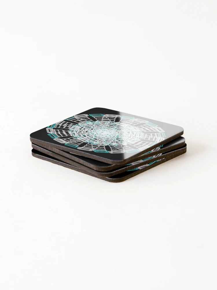 Thumbnail 4 of 5, Coasters (Set of 4), Code Web designed and sold by ms3L.