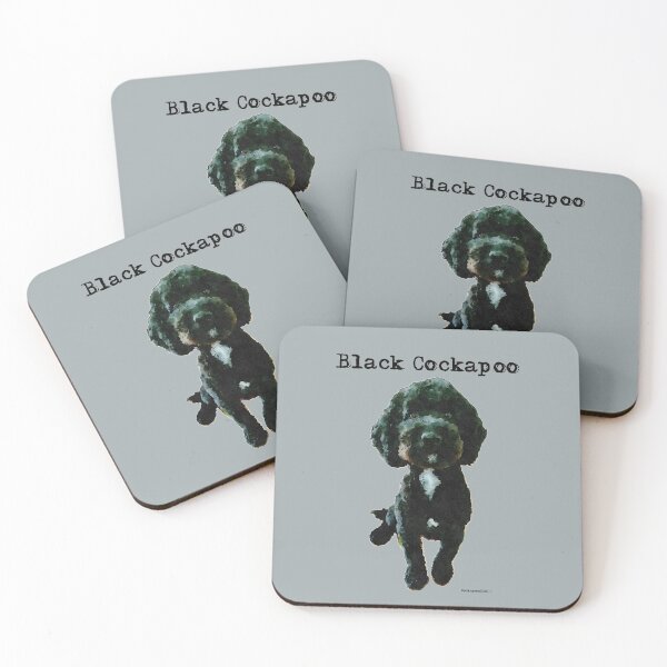 Item preview, Black Cockapoo Doodle Dog  designed and sold by Happy Dog Doodles.