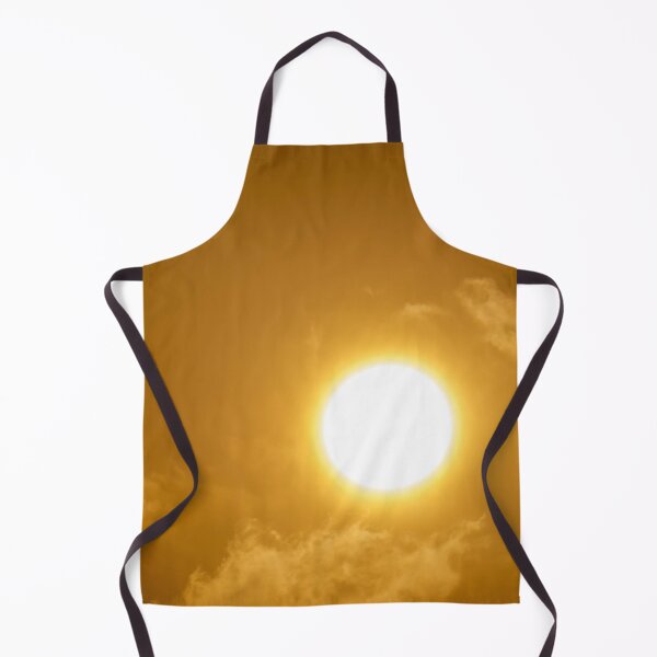 Item preview, Brilliant orange sunlight and orange sky with white clouds designed and sold by Artsy Boulevard.