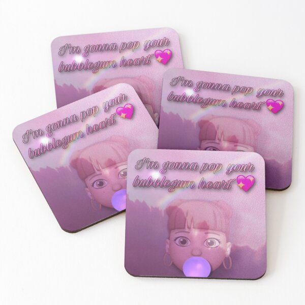 Item preview, I’m gonna pop your bubblegum heart  designed and sold by ICRainbowMoons.