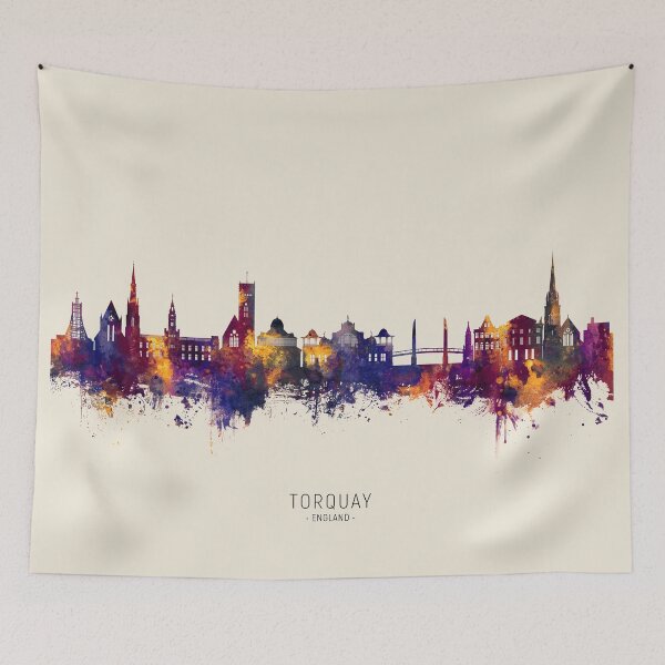 Item preview, Torquay England Skyline designed and sold by ArtPrints.