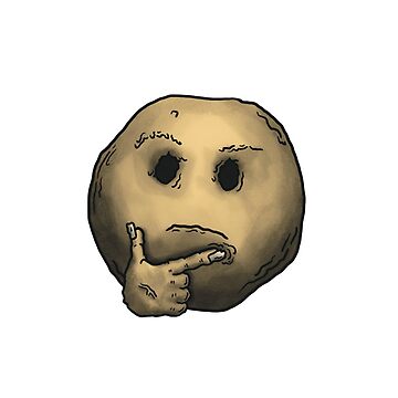 Artwork thumbnail, Ugly thinking face emoji by LeDarkstone