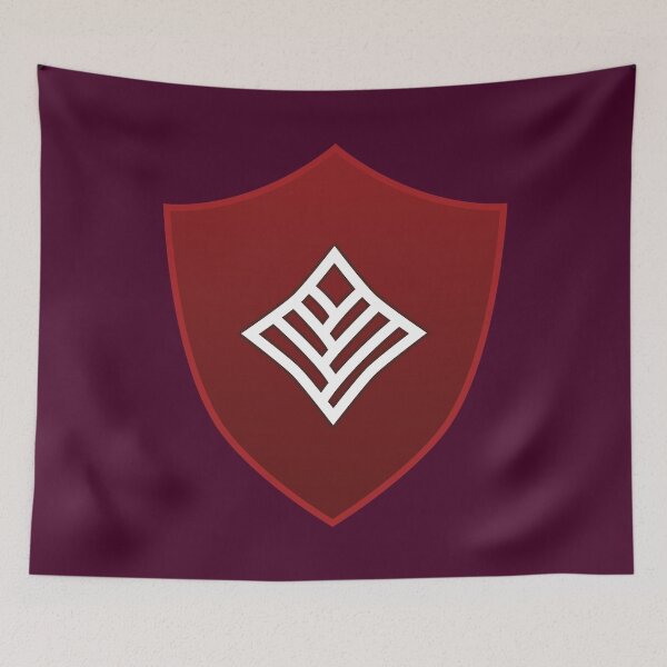Item preview, Qunari Heraldry - Dragon Age Geometric Art designed and sold by Yannick Toney.