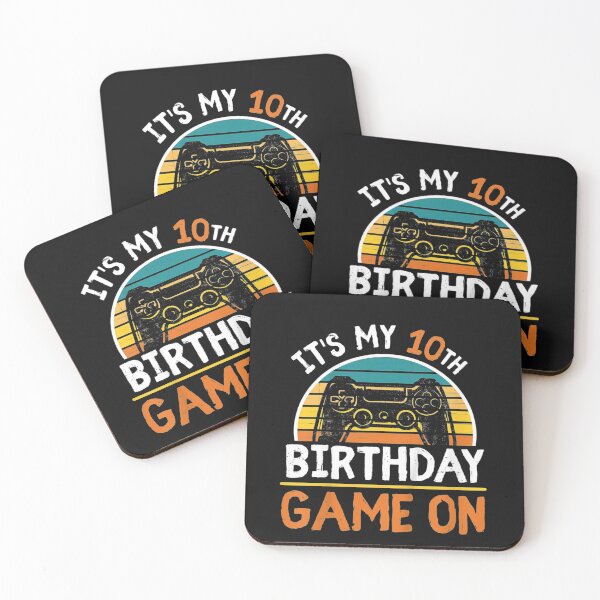 Item preview,  Kids It's My 10th Birthday Game On Tenth Birthday Tee for Gamers T-Shirt  designed and sold by vanquyen51505.