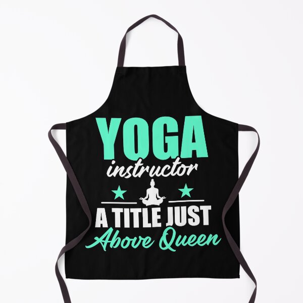 Item preview, YOGA INSTRUCTOR A TITLE JUST ABOVE QUEEN COLLECTION designed and sold by JRM Tees & More Store.