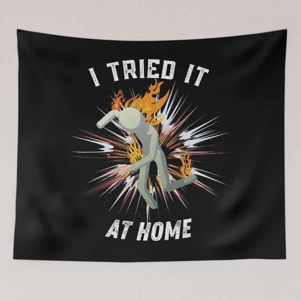 Item preview, I Tried It At Home Funny Pun Not To Be Left Home Alone designed and sold by MERCH HQ.