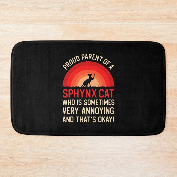 Item preview, Funny Sphynx Cat designed and sold by artworkbyrihen.