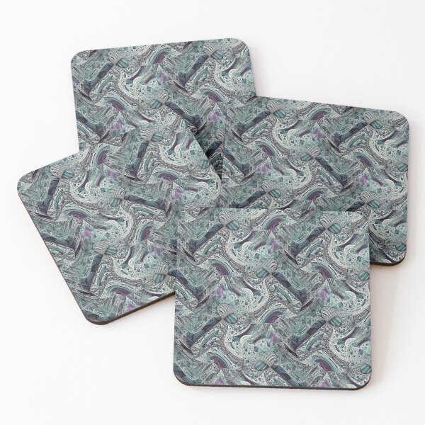 Item preview, Wavy Stuff Turquoise designed and sold by Andrea Swiedler.