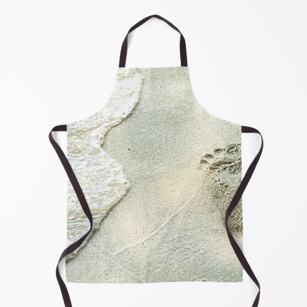 Item preview, traces of feet on the sand. Texture background Footprints of human feet on the sand near the water on the beach designed and sold by Artsy Boulevard.