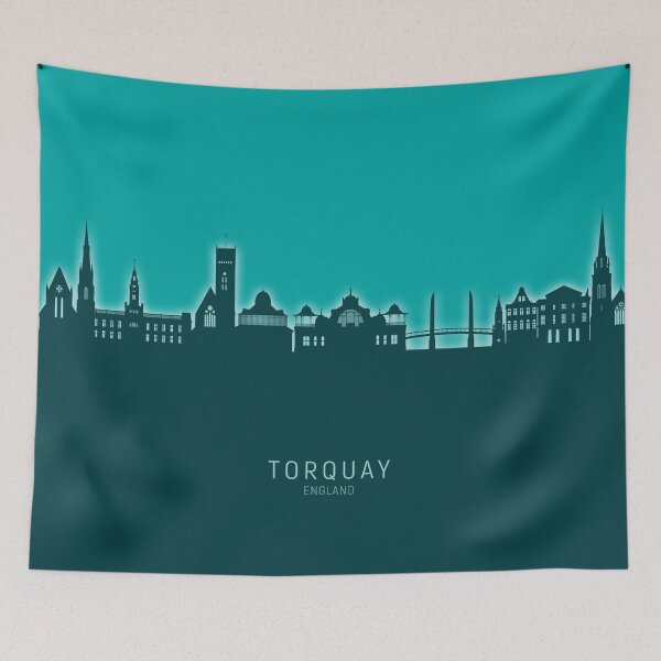 Item preview, Torquay England Skyline designed and sold by ArtPrints.
