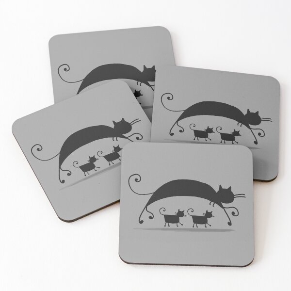 Item preview, Leaping Black Cat designed and sold by cgroenewald.