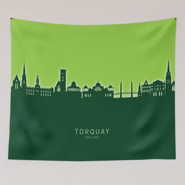 Item preview, Torquay England Skyline designed and sold by ArtPrints.