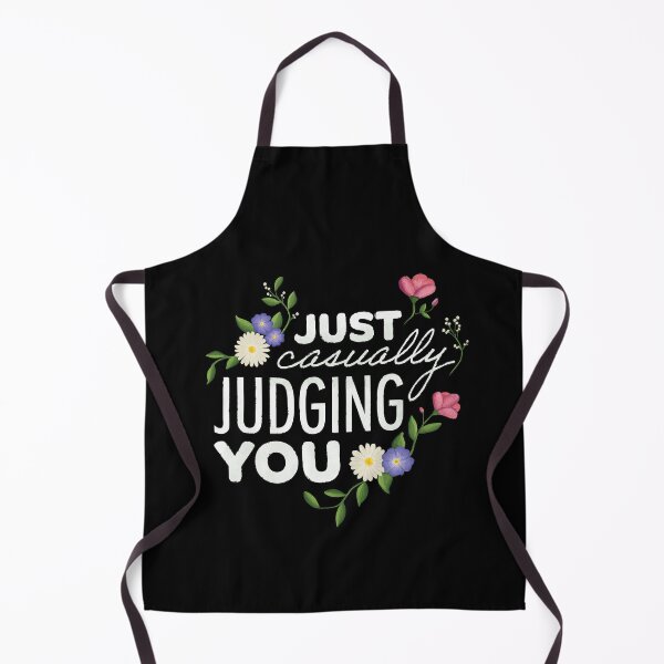 Item preview, Just Casually Judging You - Sarcastic floral lettering designed and sold by FabiolaSantos.