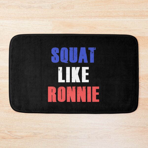 Aperçu de l'œuvre Squat Like Ronnie Citation motivation Salle de Sport Fitness créée et vendue par FrenchsTuck.
