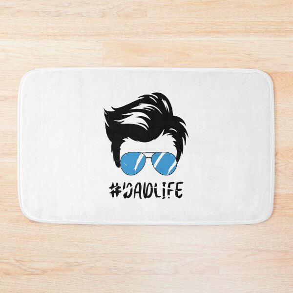 Item preview, Dad Life Messy Bun with Cute Blue Sunglasses Father's Day designed and sold by clothesy7.